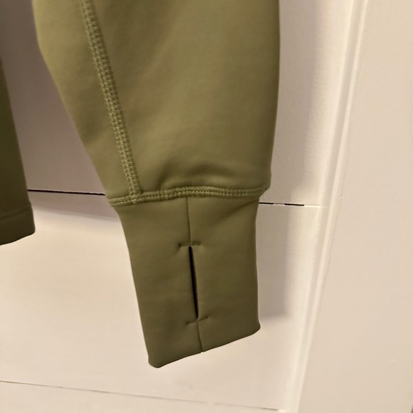 STOIC Woman tech fleece green zippered gorpcore activewear running jacket S - Picture 5 of 16